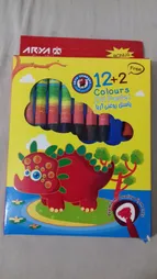 پاستل روغنی 2+12 رنگ آریا کد 2027