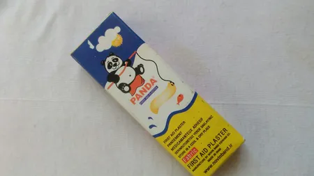 چسب زخم پاندا مدل Fabric بسته 10 عددی