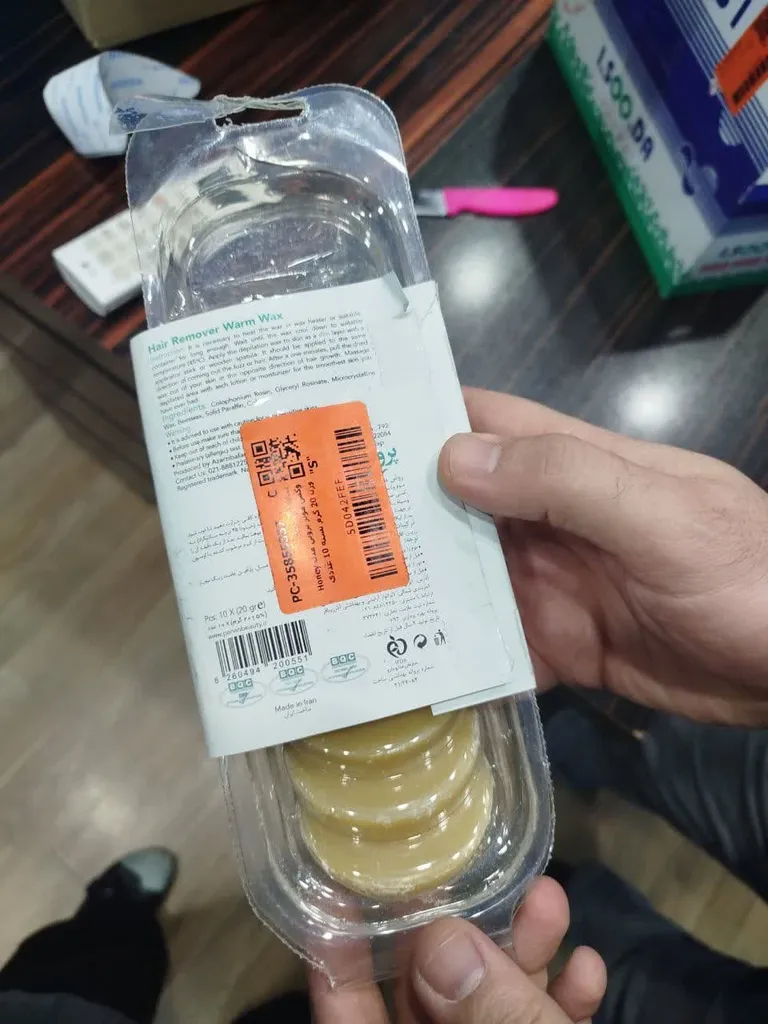 وکس موبر پروین مدل Honey وزن 20 گرم بسته 10 عددی