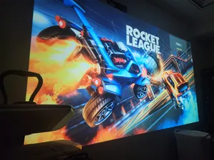 تجریه خرید ویدئو پروژکتور النز مدل SD500 Smart Android به همراه پرده نمایش و دو کنترل