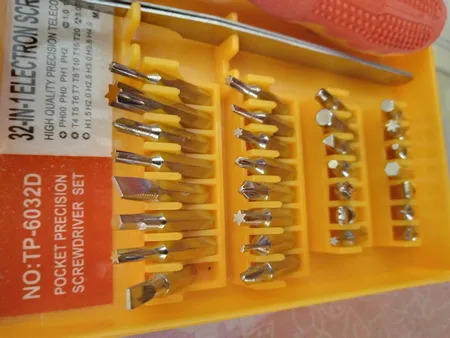 سری پیچ گوشتی و پیچ گوشتی تایپای مدل TP-6032D بسته 32 عددی