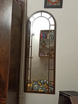 آینه الف مدل   قدی طرح تاج کد 2