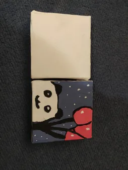 بوم نقاشی جهان بوم مدل TZ-1 سایز 10x10 سانتی متر