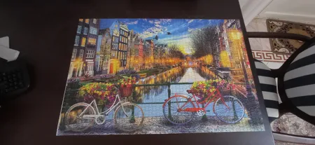 پازل 2000 تکه ایران پازل طرح دوچرخه و طبیعت