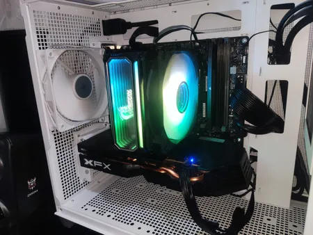 سیستم خنک کننده بادی گرین مدل NOTUS 400-ARGB