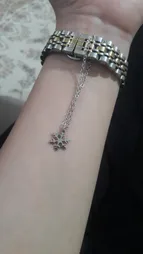 آویز ساعت زنانه طرح دانه برف