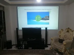 تجریه خرید ویدئو پروژکتور النز مدل SD500 Smart Android به همراه پرده نمایش و دو کنترل