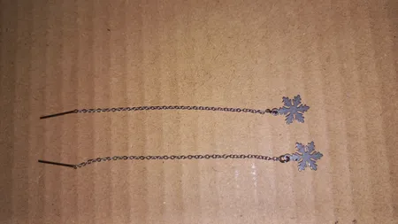 گوشواره زنانه ماصرم مدل برف کد ER2003