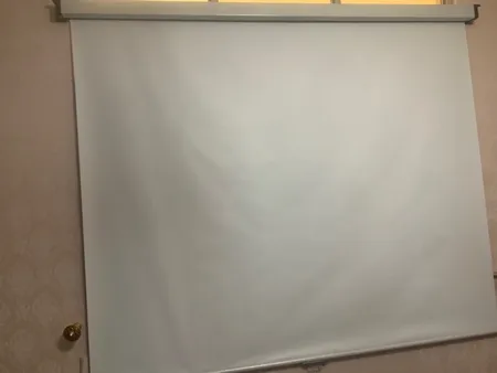 پرده نمایش دستی پروژکتور اسکوپ پارچه عالی سایز 200x200