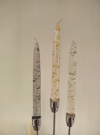 شمع مدل کریستالی کد CK-20 بسته 2 عددی