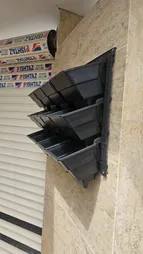 گلدان دیواری طرح دیوار سبز مدل Lotus بسته 6 عددی