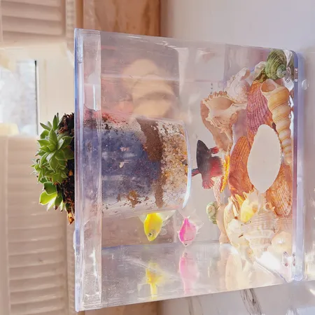 گلدان طرح آکواریوم کد ck106