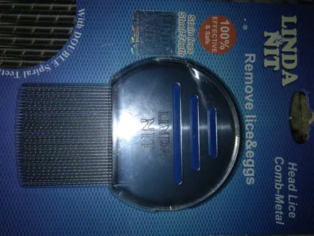 شانه ضد شپش لیندا نیت مدل تمام استیل پاک کننده تخم شپش