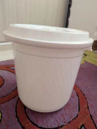 سطل زباله ایده آل پلاستیک مدل درب دار کد 510