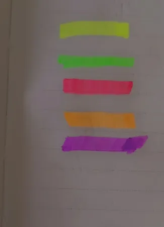 ماژیک علامتگذار مدل بستنی قیفی مجموعه 5 عددی