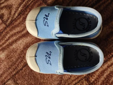 کفش دخترانه نسیم مدل اتمسفر رکابدار کد NSM 205 blue