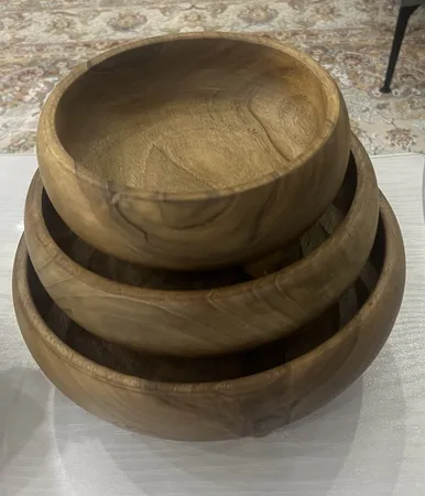 سرویس پذیرایی مدل چوبی پایه کوتاه مجموعه 3 عددی