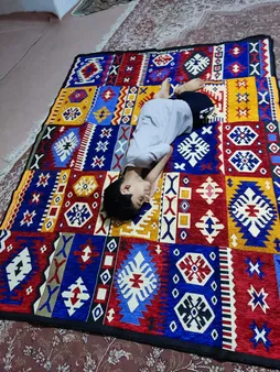 روفرشی زرباف یزد مدل بخارا