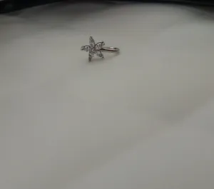 تجریه خرید پیرسینگ بینی زنانه مدل گل کد P4602