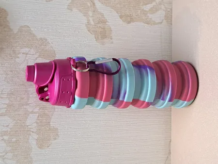 قمقمه مدل سیلیکونی تاشو گنجایش 0.5 لیتر