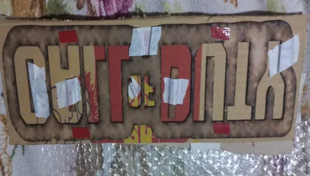 دیوارکوب مدل گیمینگ طرح کالاف دیوتی