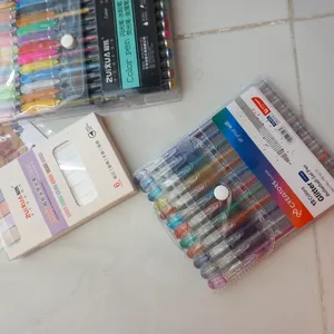 تجریه خرید خودکار سی.کلاس مدل اکلیلی Glitter pen بسته 12 عددی