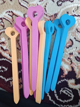 بیگودی مو مدل فومی بسته 10 عددی