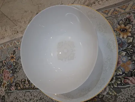 سرویس غذاخوری 26 پارچه دینو طرح دایره مدل طاریفا