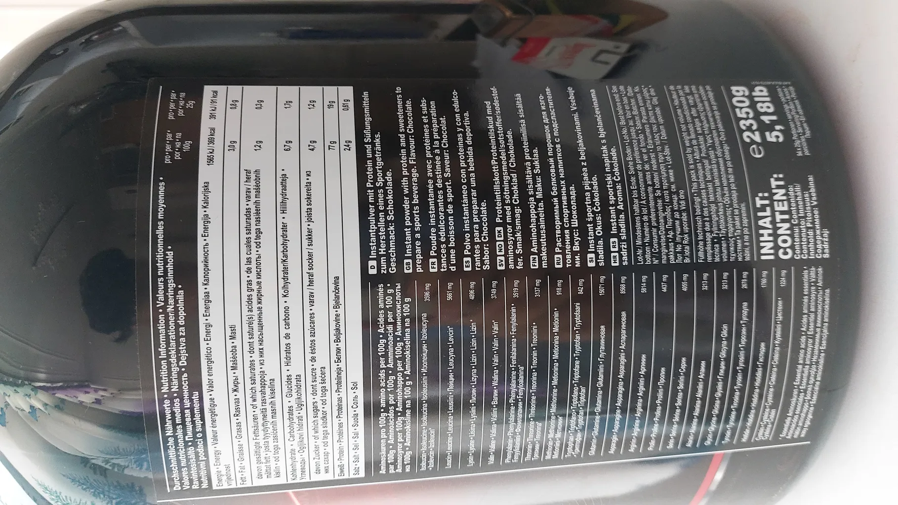 پودر پروتئین 90 آیرون مکس کد 223 -2350 گرم