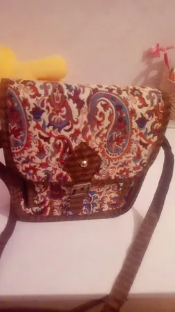 کیف رودوشی دخترانه مدل ترمه کد 0558