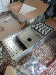 تجریه خرید سینک ظرفشویی استیل کن مدل cn104 توکار