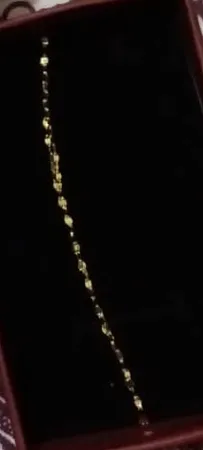 زنجیر پولکی طلا 18 عیار زنانه کرابو کد Kz02