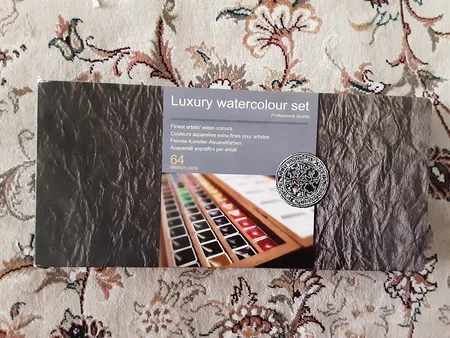 آبرنگ 64 رنگ افرا کد WB64