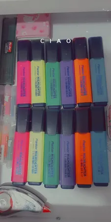 ماژیک علامت گذار 6 رنگ پنتر مدل CH511WP6