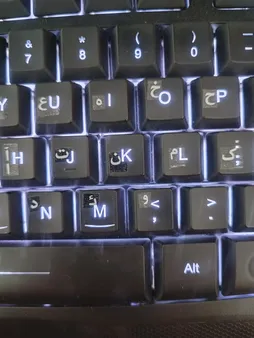 برچسب حروف فارسی کیبورد مدل MM01