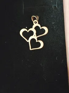 تجریه خرید آویز گردنبند طلا 18 عیار زنانه طلای مستجابی مدل قلب کد 68