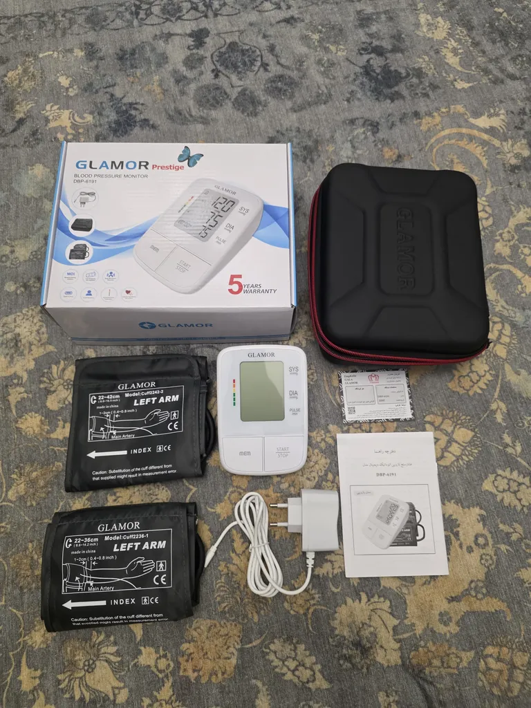 فشارسنج بازویی دیجیتال گلامور مدل DBP-6191