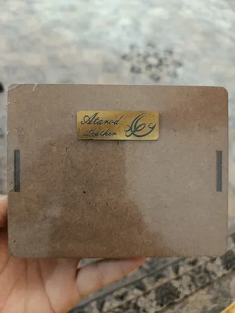 نشانگر کتاب چرم عطارد مدل چرم طبیعی N04 مجموعه 10 عددی