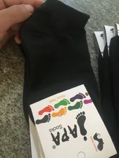 تجریه خرید جوراب آپادانا کد bb1212 بسته 6 عددی رنگ مشکی