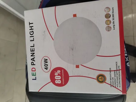 پنل سقفی ال ای دی 40 وات مدل فول لایت 510 طرح فنر متغیر توکار گرد بسته 2 عددی