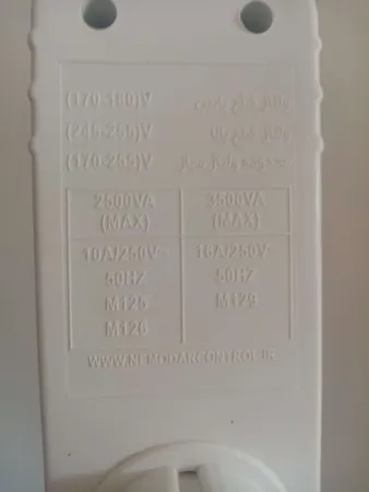 محافظ ولتاژ نمودار کنترل مدل سورنا2 کد M 129