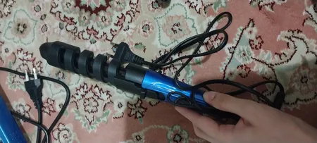 اتو مو نانوتیتانیوم کد 3IN1 به همراه فر کننده مو و شانه مو