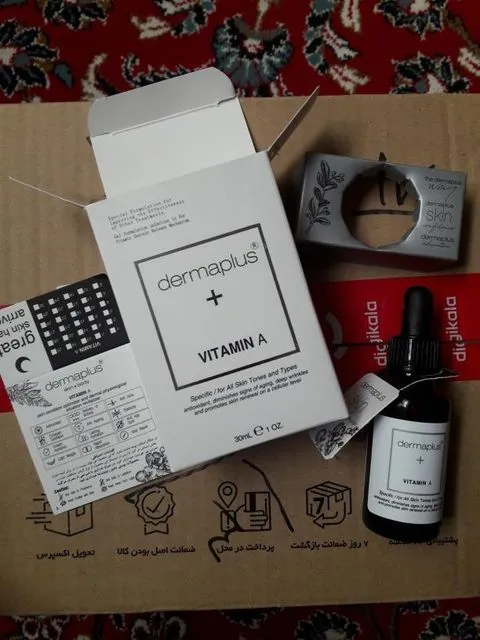 سرم پوست درما پلاس مدل ویتامین آ حجم 30 میلی لیتر