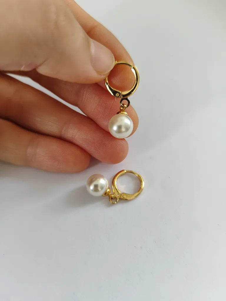 گوشواره زنانه ماصرم مدل مرواریدی کد ER2093