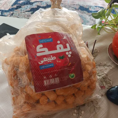 پفک طبیعی سویق گندم با طعم کچاپ فدک - 100 گرم