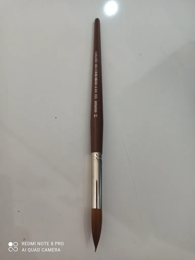 قلم مو گرد خرم شماره 14 کد 555