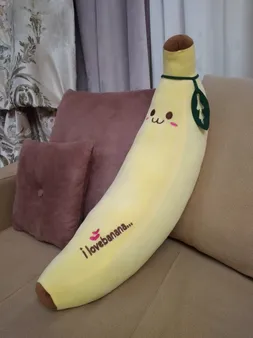 عروسک طرح موز مدل خندان ارتفاع 70 سانتی متر