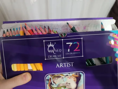 مداد رنگی 72 رنگ ام کیو کد  00072G