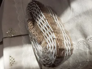 تجریه خرید سبد حصیر بافی ارغوان سازان مدل نازگل