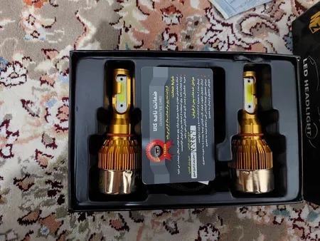 هدلایت لامپ خودرو D9 مدل H4 بسته 2 عددی